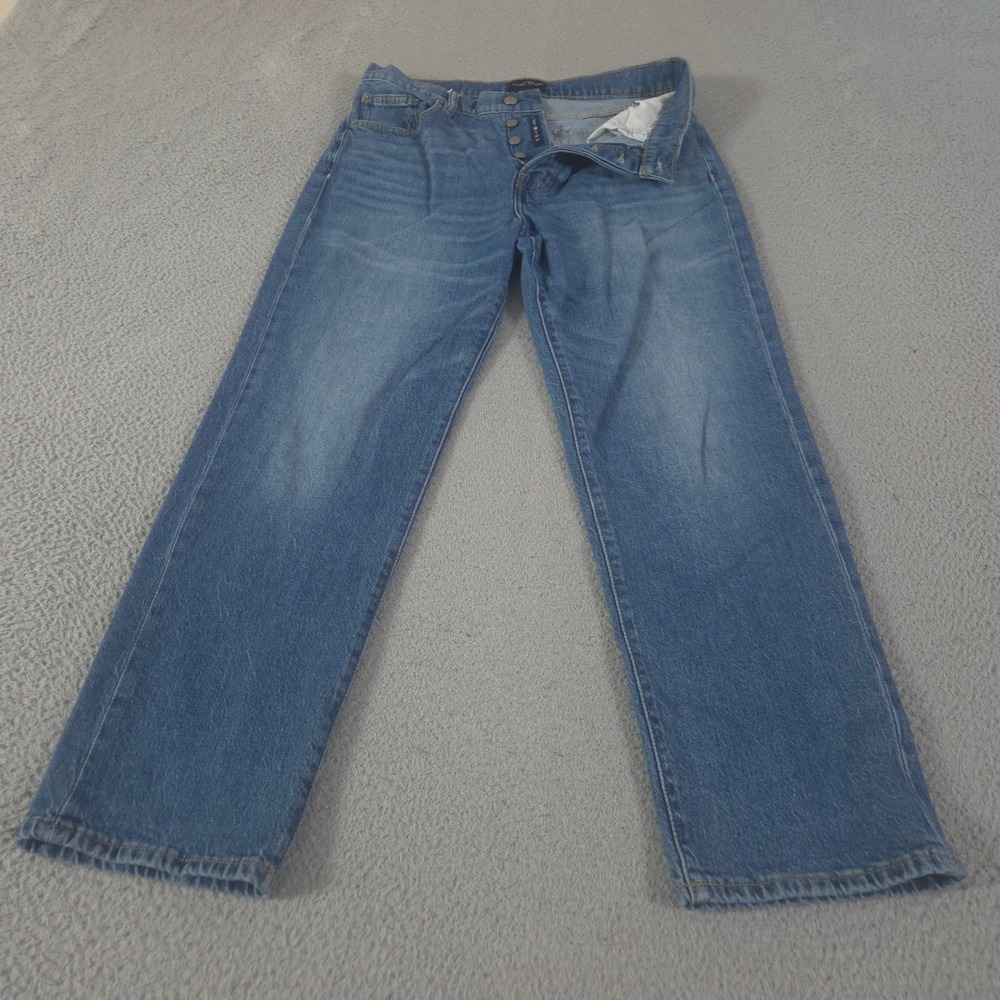 Lucky Brand Jeans Womens 10/30 90s Loose High Rise Straight Button Fly Denim